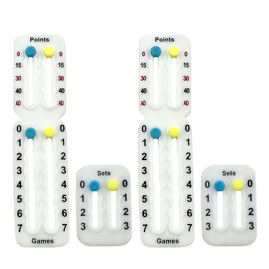 2Blanc Couleur Compteur De Score Tennis Pour Raquette – Ultra Léger Auto-adhésif