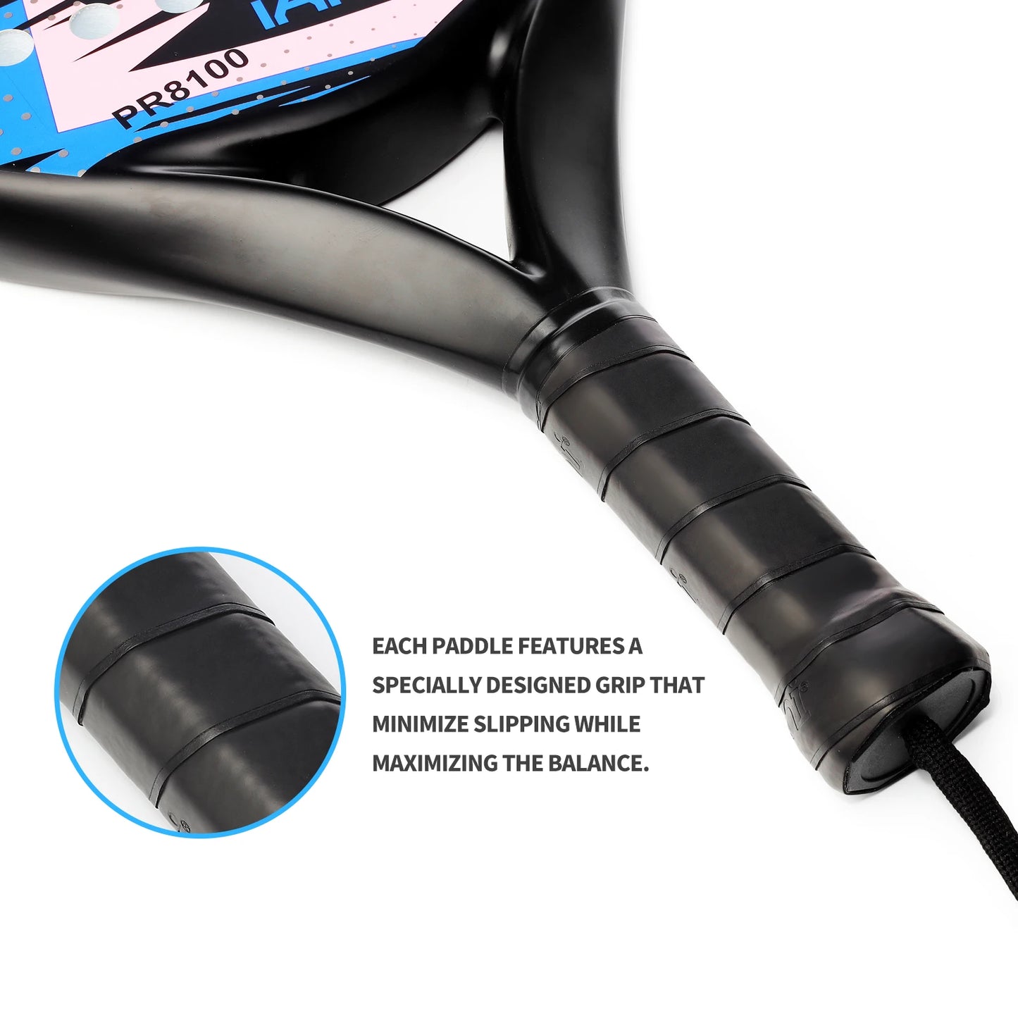 Raquette De Padel Carbone Avec Noyau Mousse EVA Léger