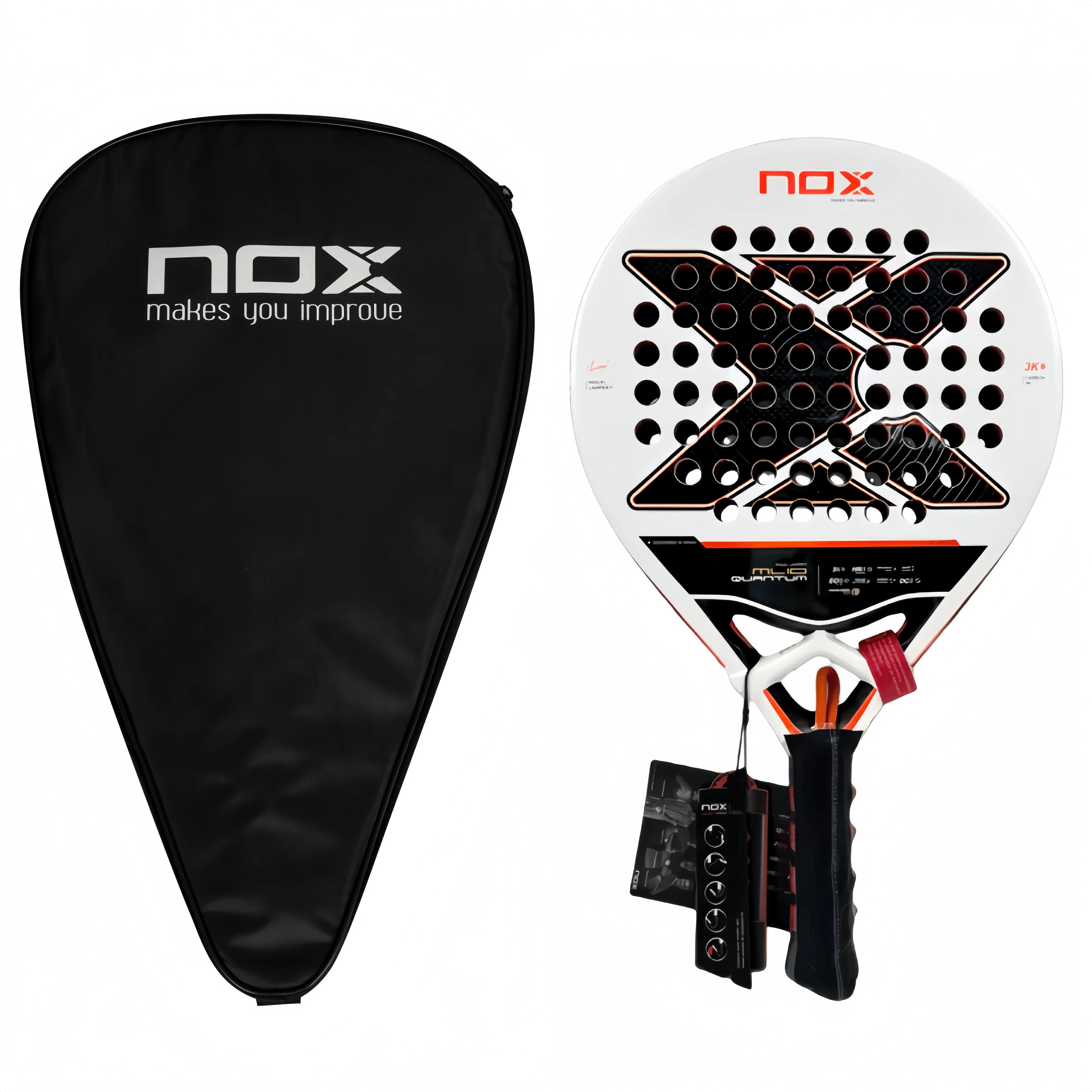 Raquette De Padel En Fibre De Carbone – Légère Et Durable