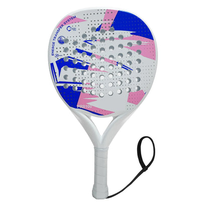 NPR8100BLANC Couleur Raquette De Padel Carbone Avec Noyau Mousse EVA Léger